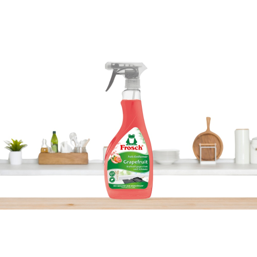 Chai Xịt Vệ Sinh Bếp Đa Năng Hữu Cơ Frosch 500ml Hương Bưởi